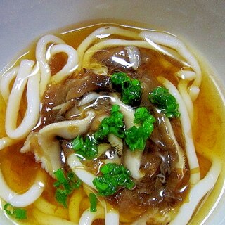 椎茸入り麺つゆ